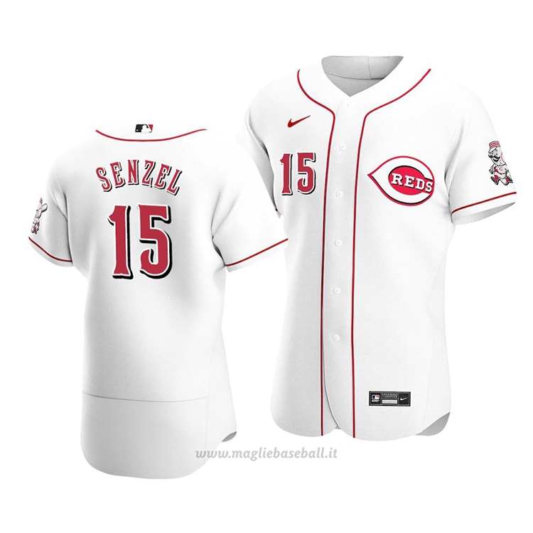 Maglia Baseball Uomo Cincinnati Reds Nick Senzel Autentico Primera Bianco